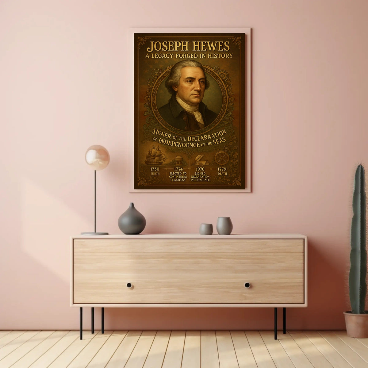 Joseph Hewes A Legacy Forged in History Poster