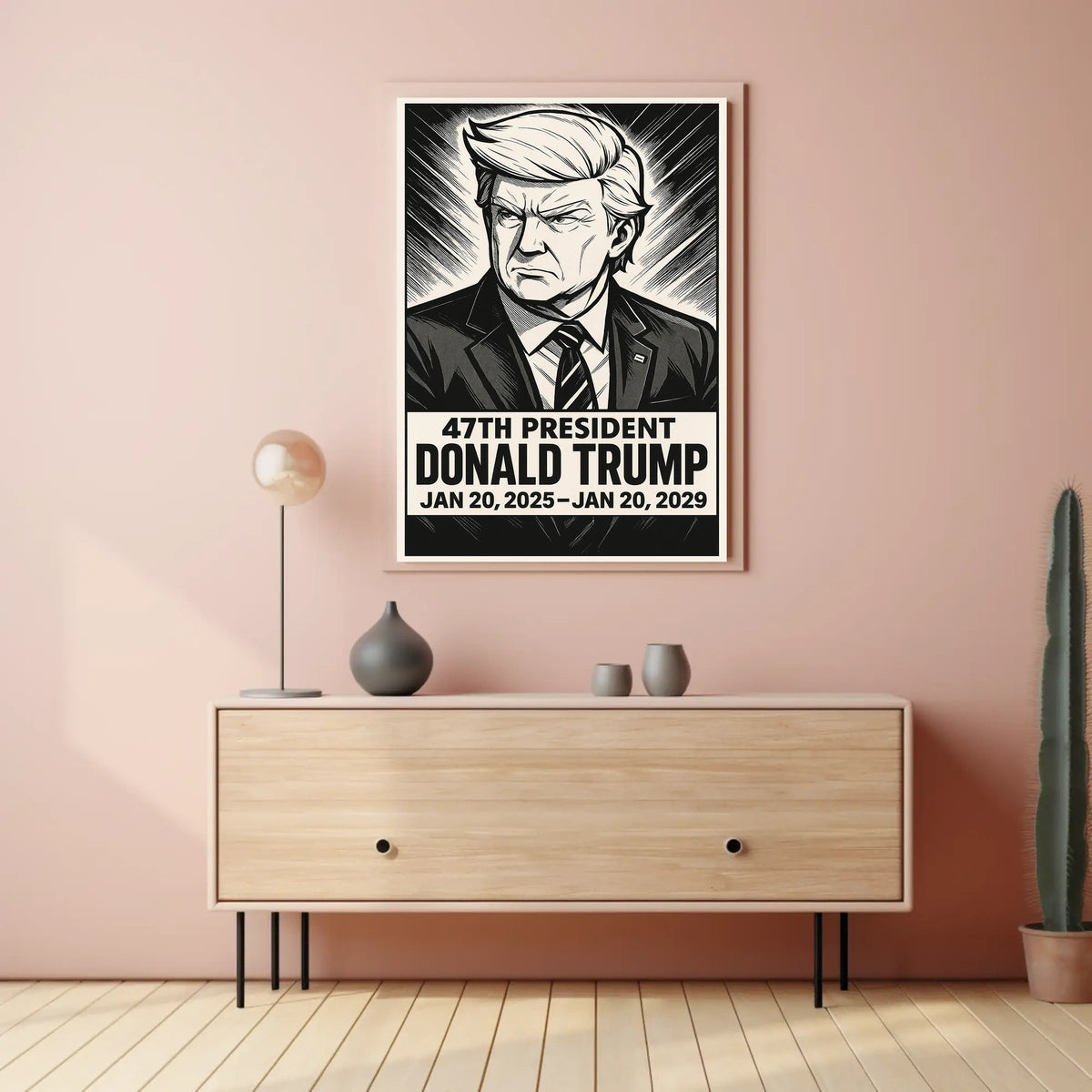 Donald Trump 47th President Poster