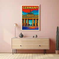 Germany Vibrant Landmark Poster