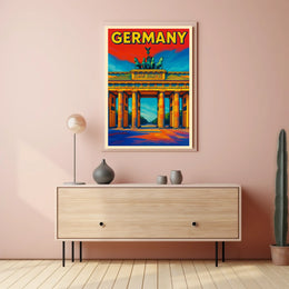 Germany Vibrant Landmark Poster