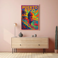 Vibrant Puerto Rico Poster