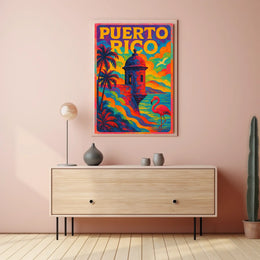 Vibrant Puerto Rico Poster