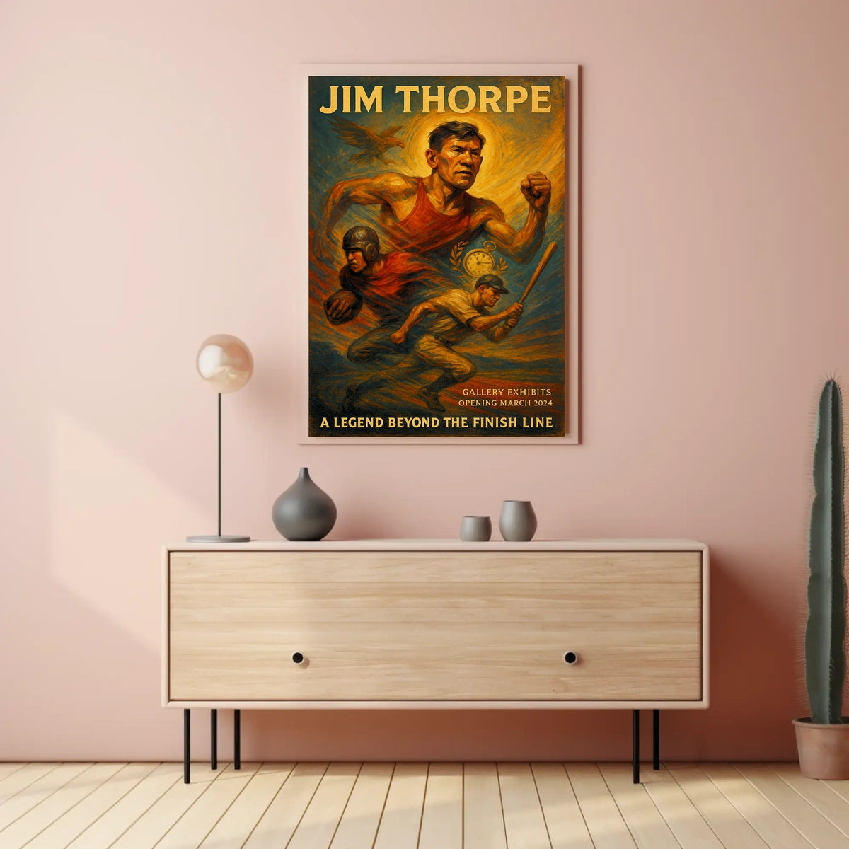 A Legend Beyond the Finish Line Jim Thorpe Poster