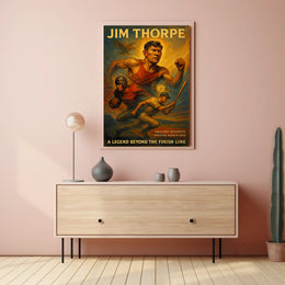A Legend Beyond the Finish Line Jim Thorpe Poster