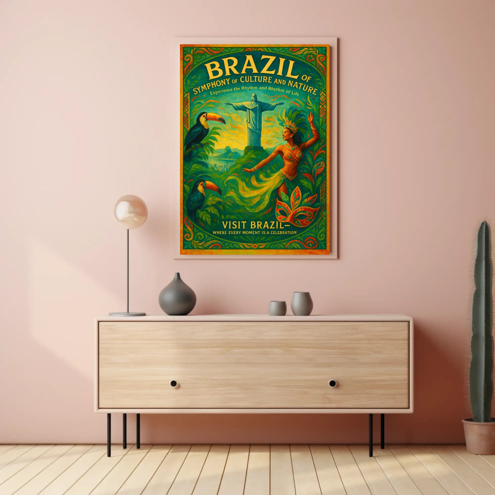 Brazil Symphony of Culture and Nature Poster