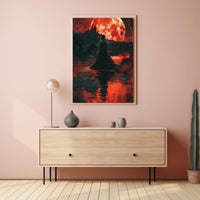 Gothic Moonlit Fantasy Art Print - Fantasy or Mythology Poster PosterGoat