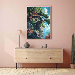 Enigmatic Visual Storytelling Art Poster