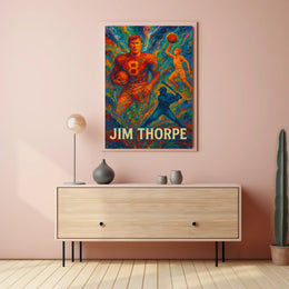 Jim Thorpe Athletic Legend Poster