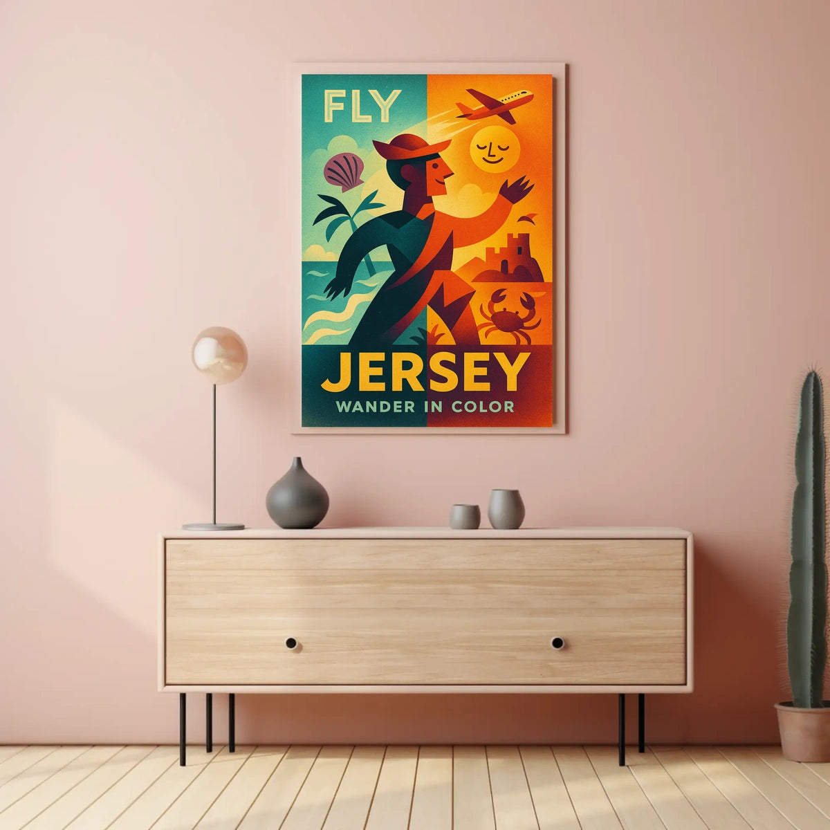 Fly Jersey Wander In Color Poster