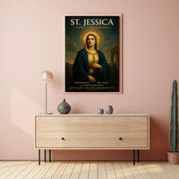 St. Jessica Religious Art Poster - Inspirational Decor