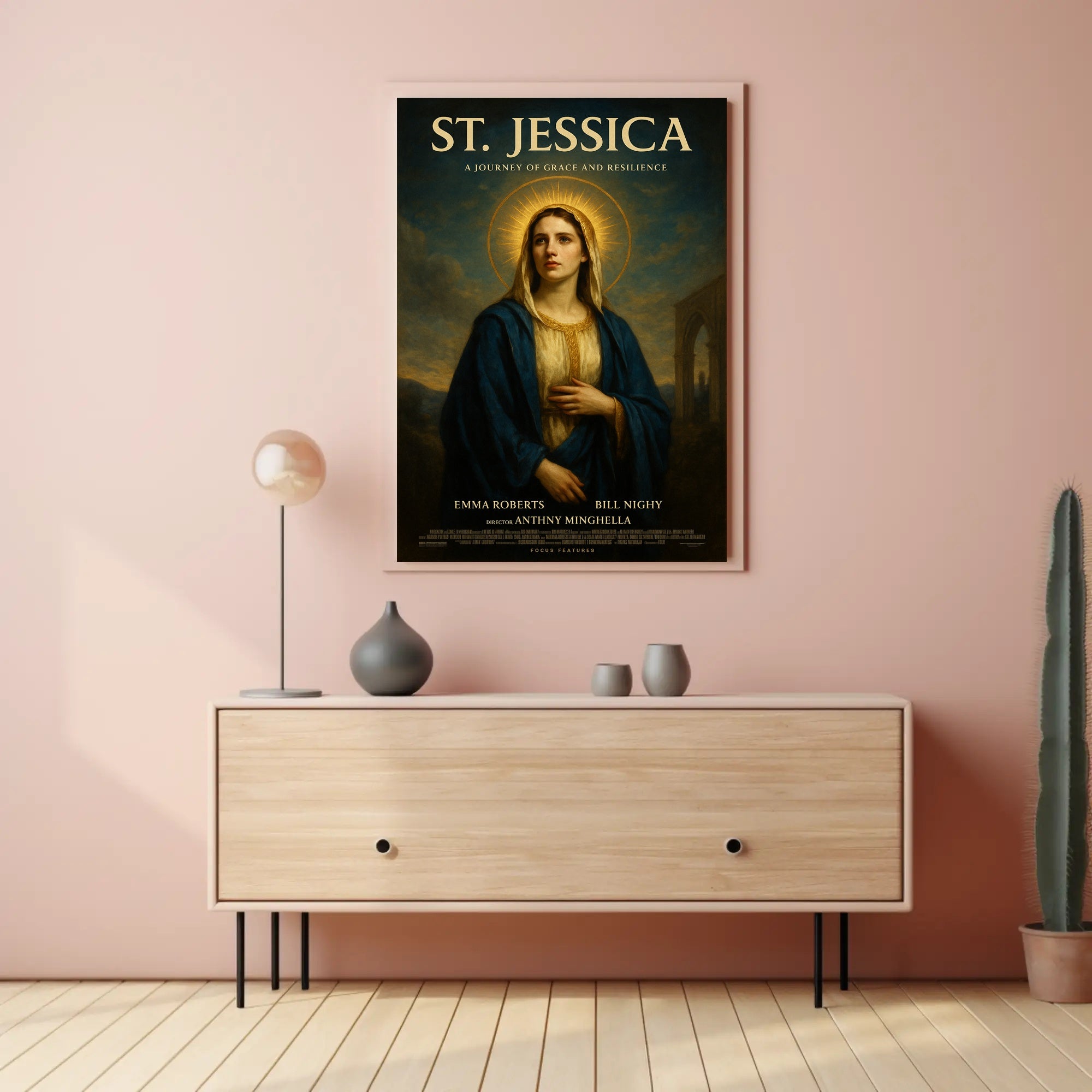 St. Jessica Religious Art Poster - Inspirational Decor
