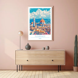 Florence Skyline Poster