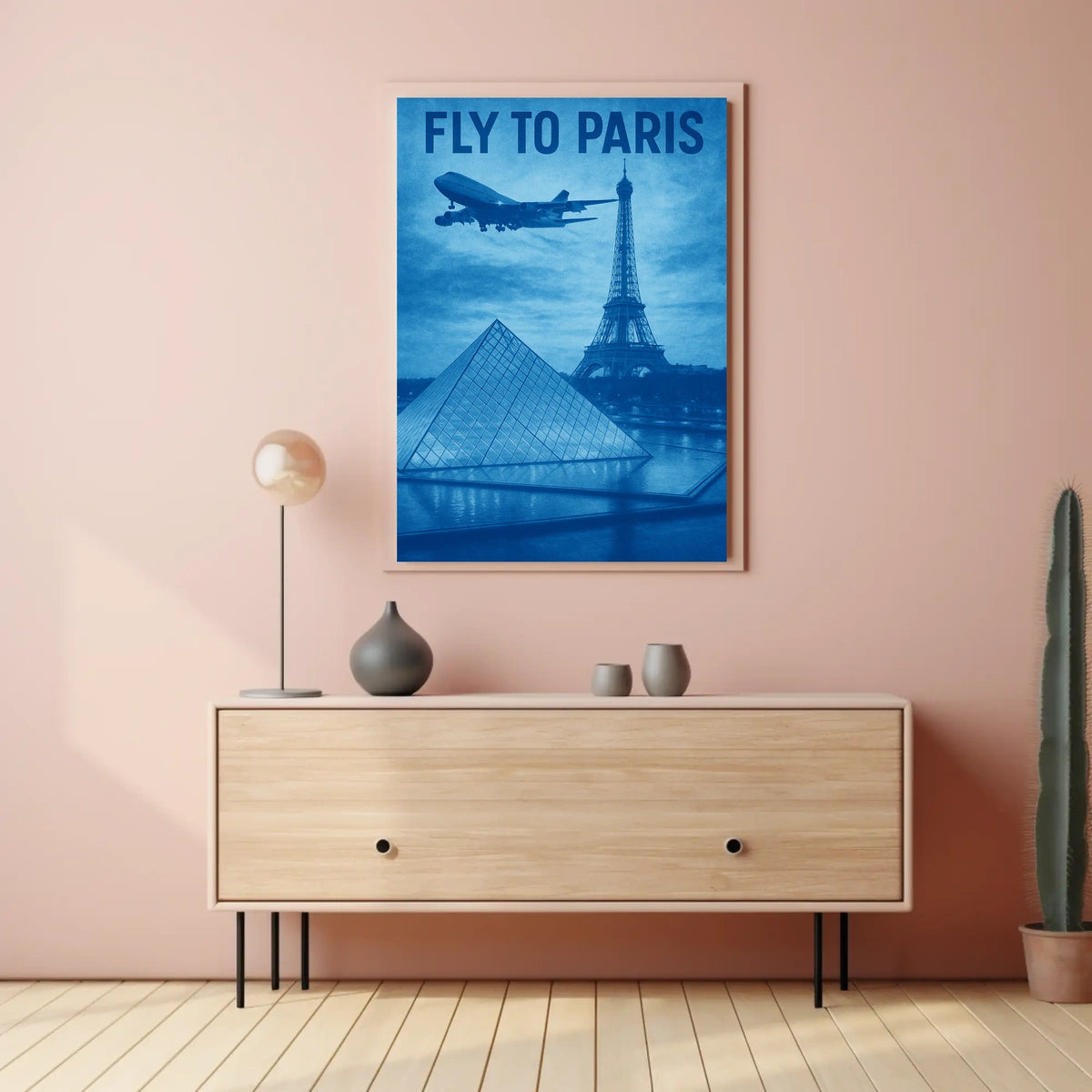 Fly To Paris Poster