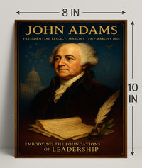 John Adams 2nd President Poster PosterGoat
