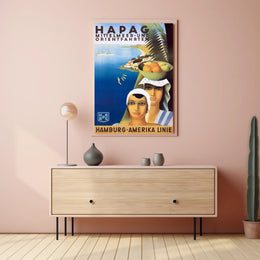 Hapag Mediterranean And Orient Cruises Poster