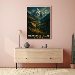 Wrangell-St. Elias, Alaska Poster