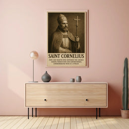 Saint Cornelius Pope And Martyr Poster