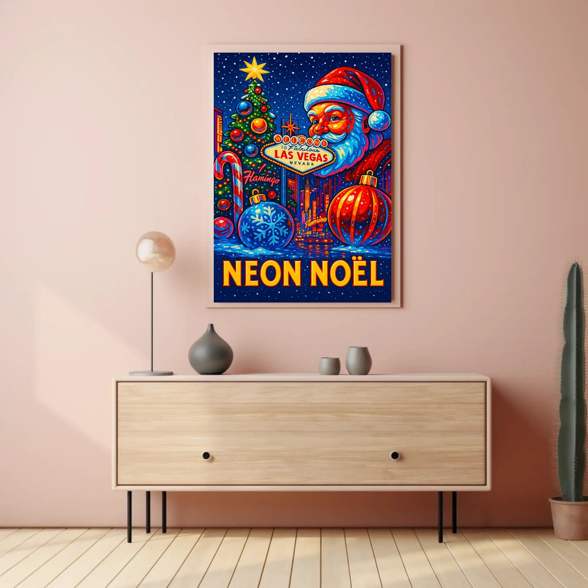 Neon Noël In Las Vegas Poster