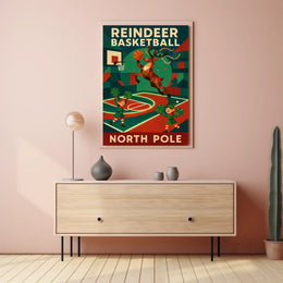 Reindeer Basketball Extravaganza Poster