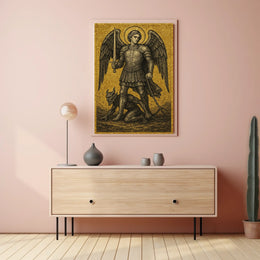 Archangel Michael Guardian Of Light Poster