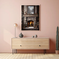 Cozy Winter Hearth Poster