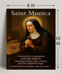 Saint Monica Poster PosterGoat