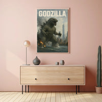 Godzilla Strikes the City Poster
