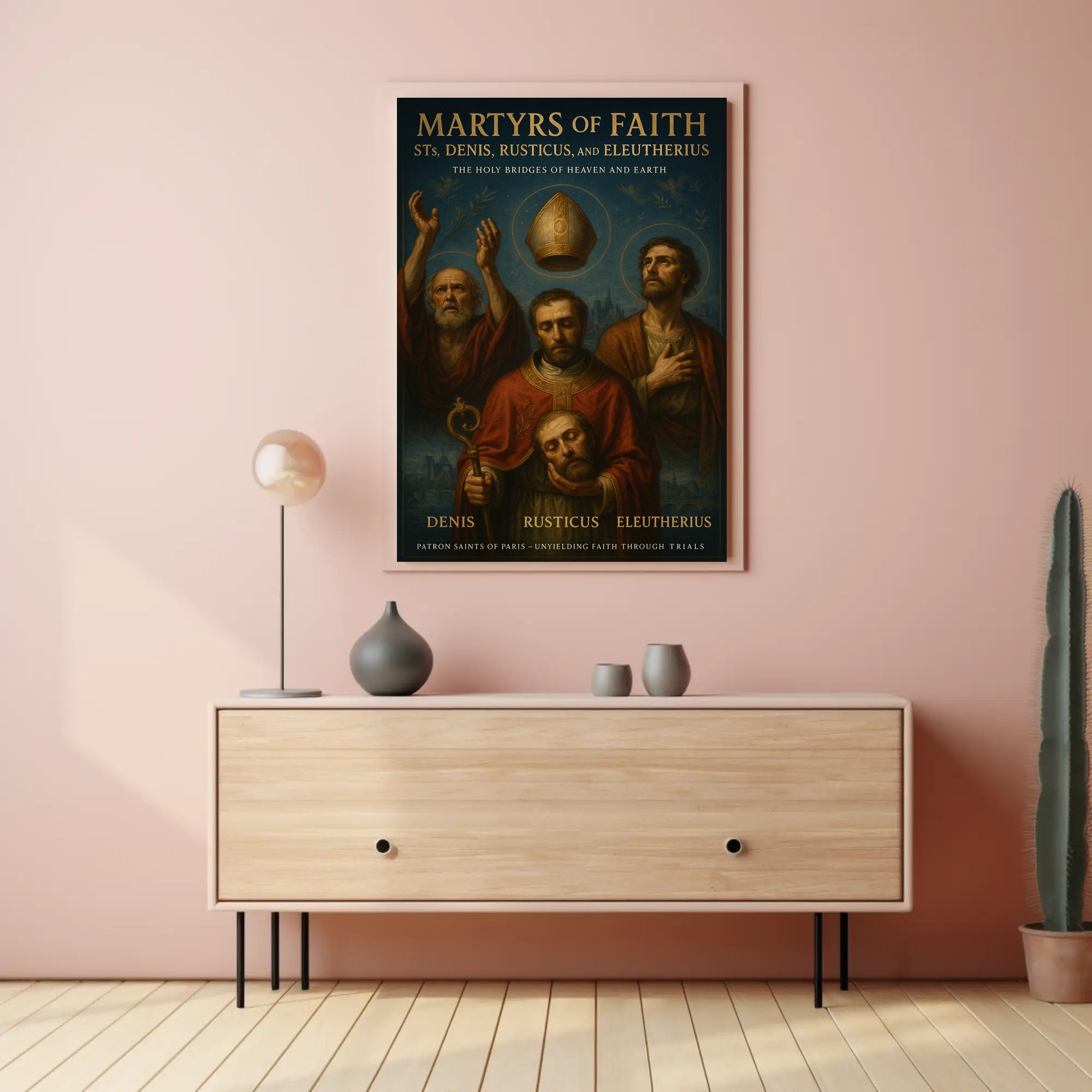 Martyrs of Faith Religious Heritage Poster PosterGoat