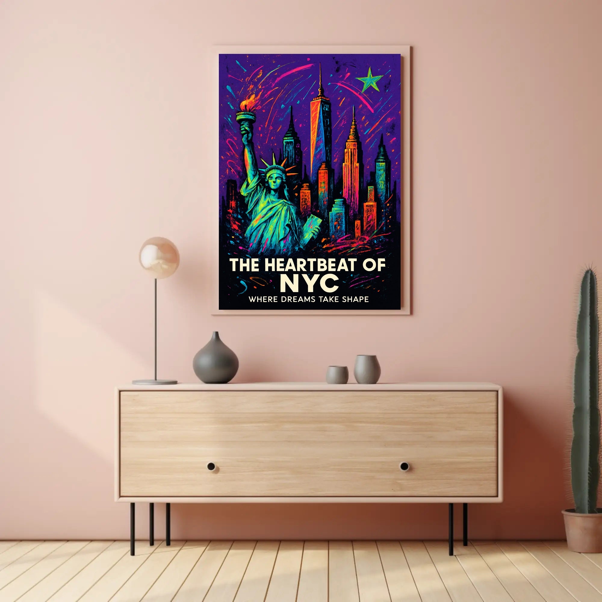 The Heartbeat Of Nyc Poster