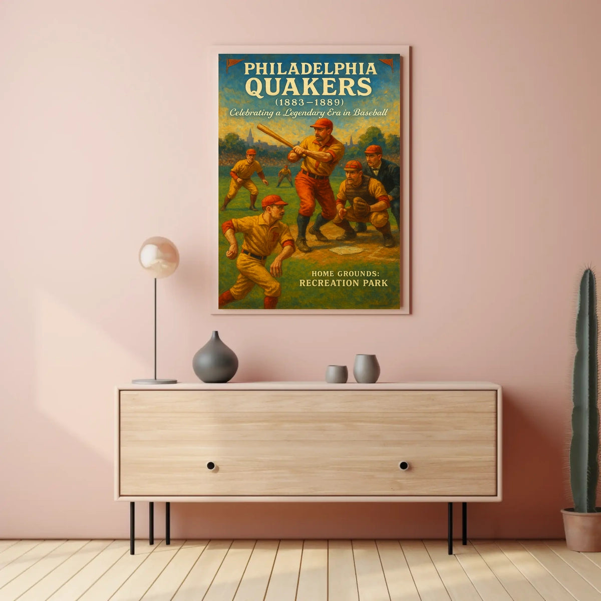 Philadelphia Quakers Celebrating A Poster