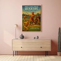 Philadelphia Quakers Celebrating A Poster