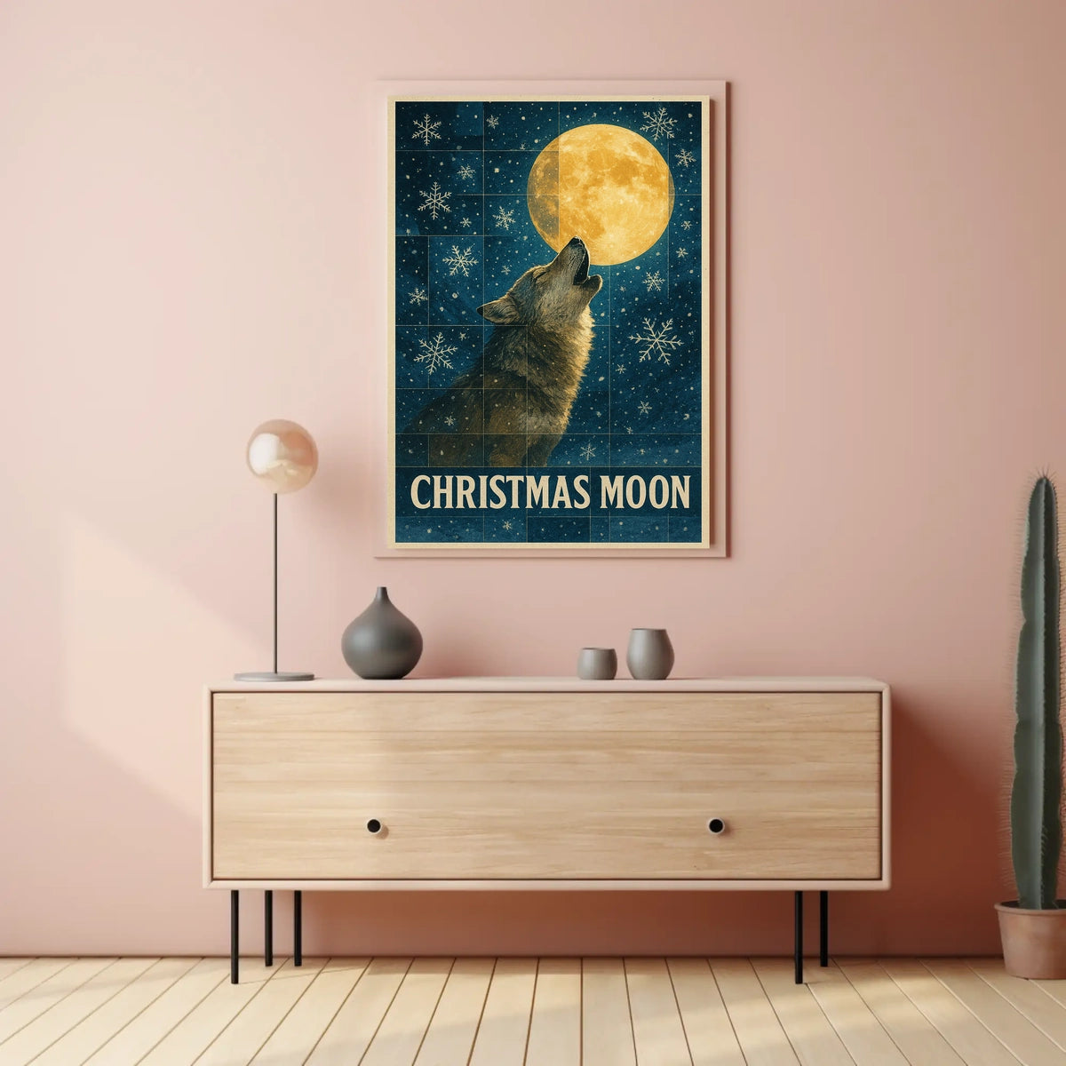 Christmas Moon Poster