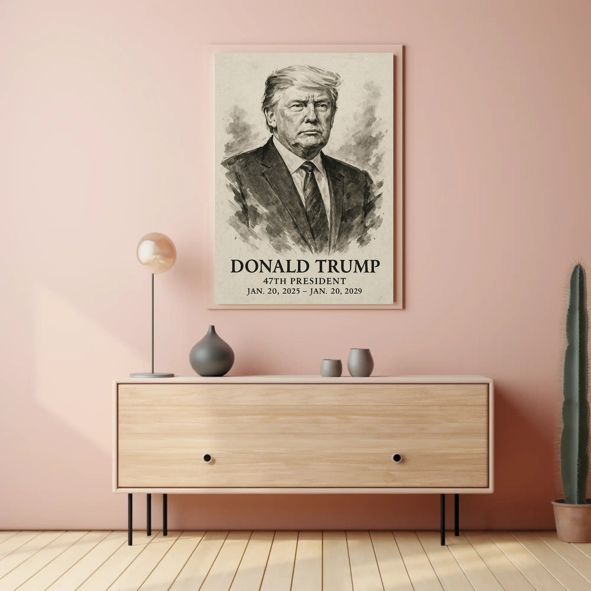 Trump 47th President Patriotic Photography Realism Poster