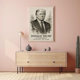 Trump 47th President Patriotic Photography Realism Poster
