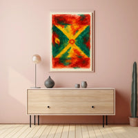 Vibrant Abstract Flag Poster