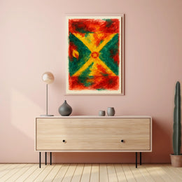 Vibrant Abstract Flag Poster
