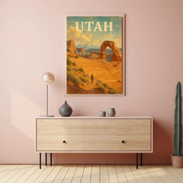Utah Landscape Exploration Poster