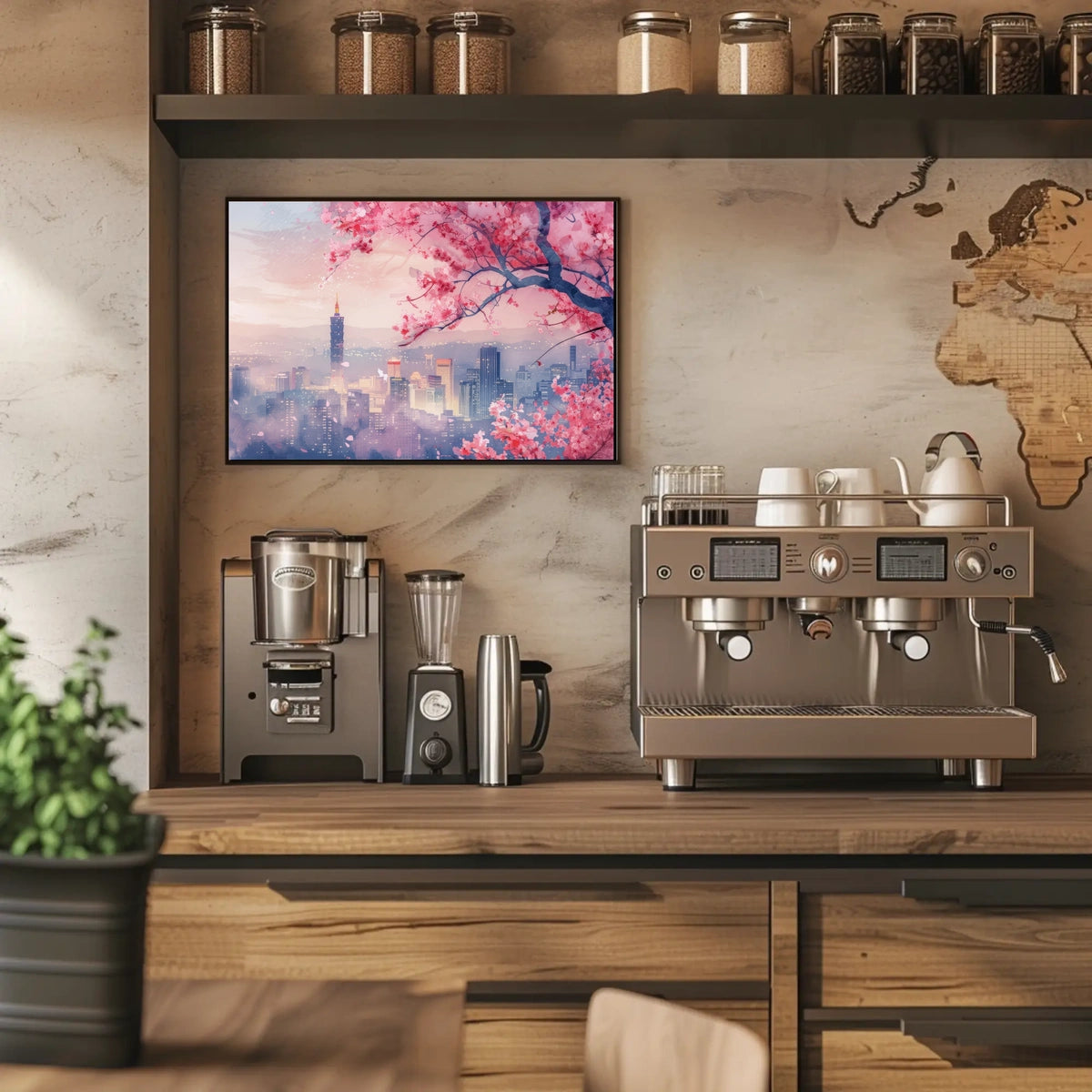 Blossoms Over Taipei Poster