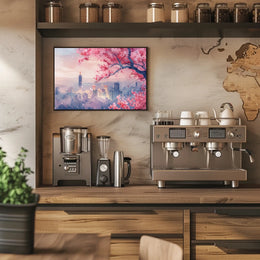 Blossoms Over Taipei Poster