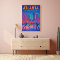 Atlanta Southern Snowfall Poster