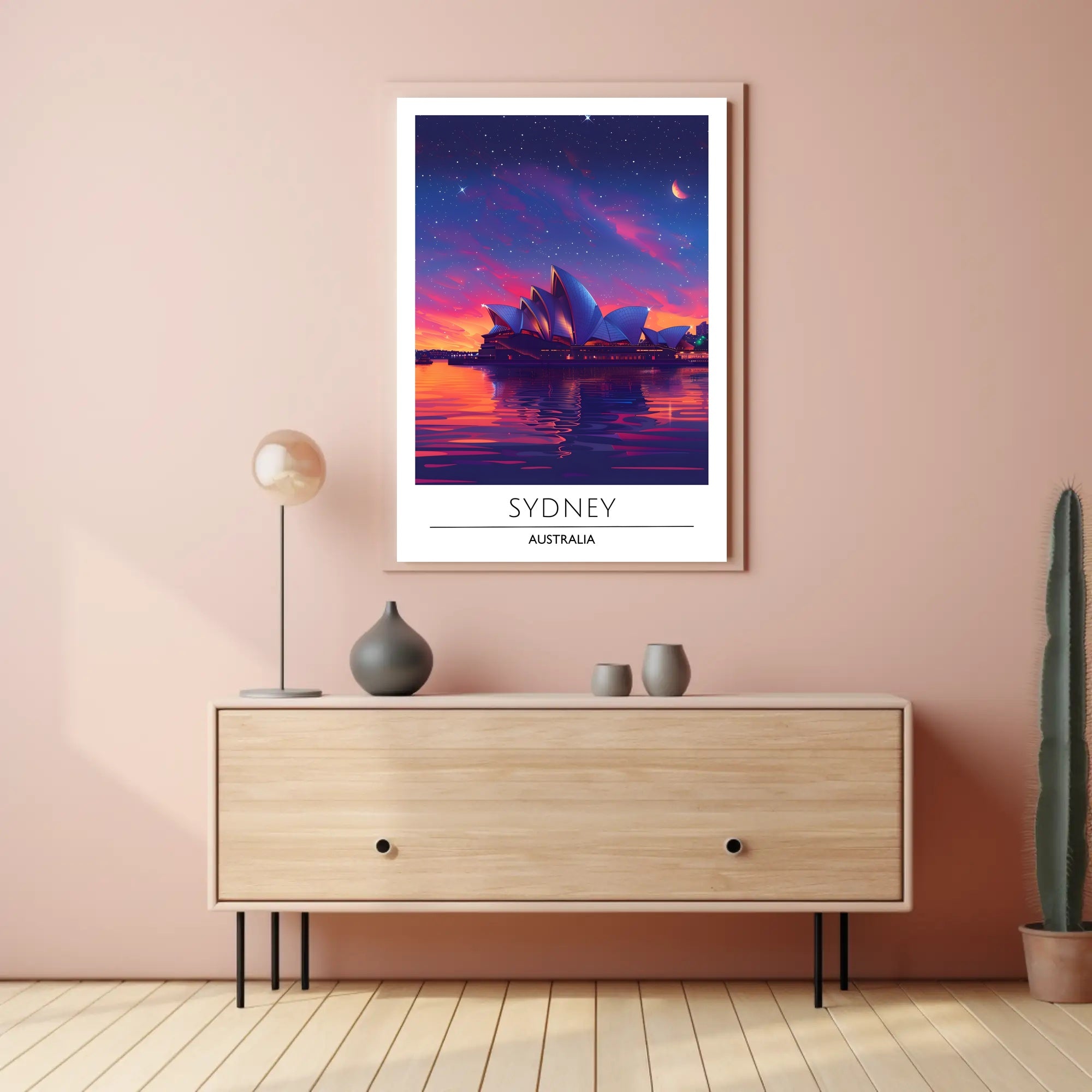 Sydney Opera House Dreamlike Cityscape Urban or Cityscape Poster