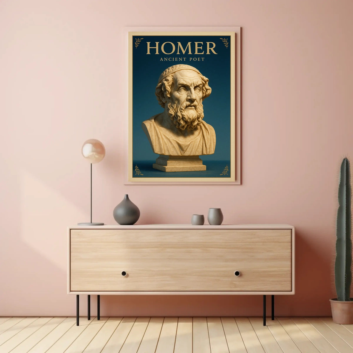 Homer Ancient Poet Poster