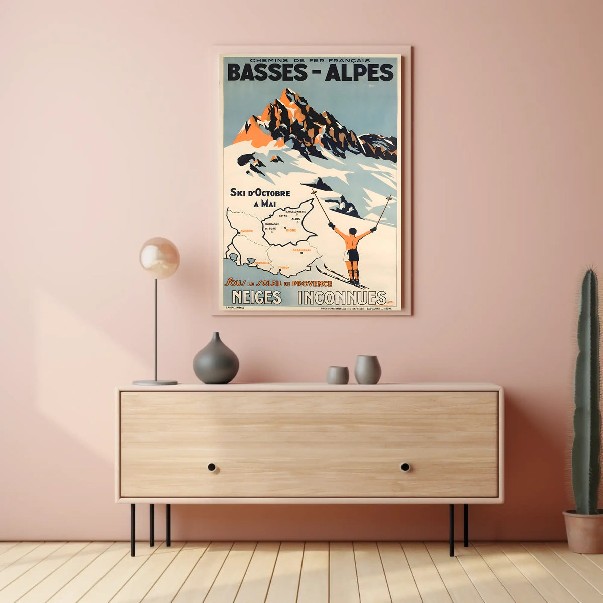 Discover The Basses-Alpes Poster