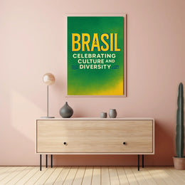 Celebrating Culture and Diversity in Brasil Poster