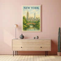 New York Cityscape Poster