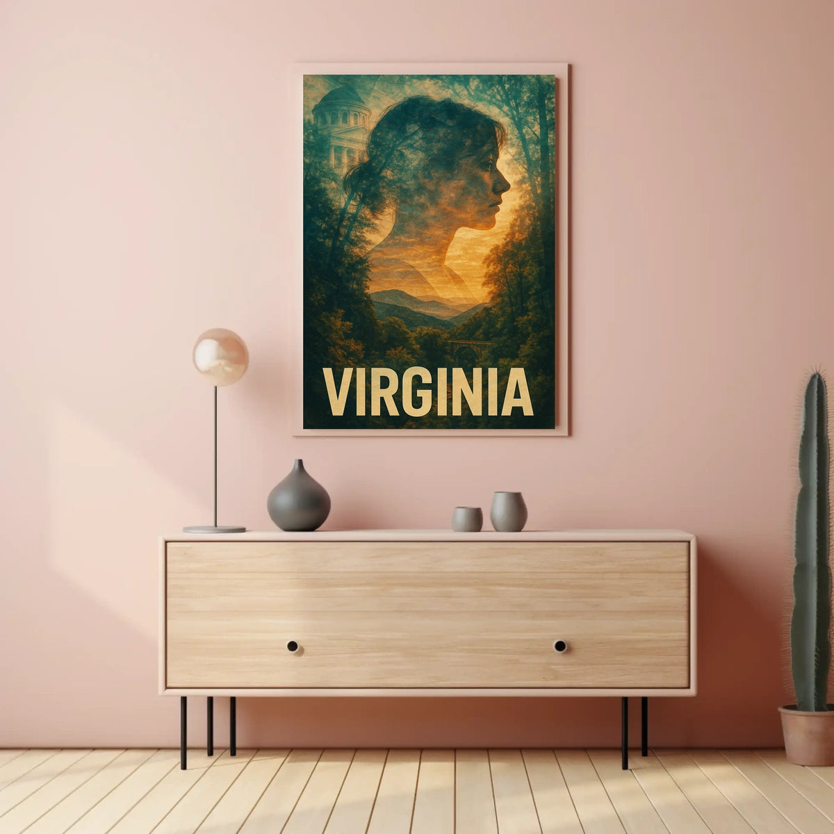 Virginia A Scenic Tribute Poster