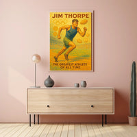 Jim Thorpe Legendary Athlete Poster