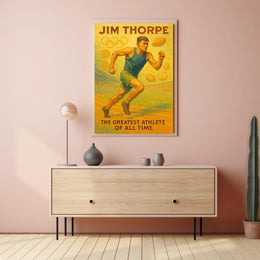 Jim Thorpe Legendary Athlete Poster
