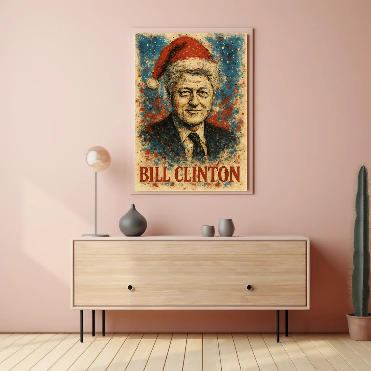Bill Clinton 42nd President of the United States Christmas SeriesPoster