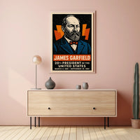 James Garfield 20th President Poster